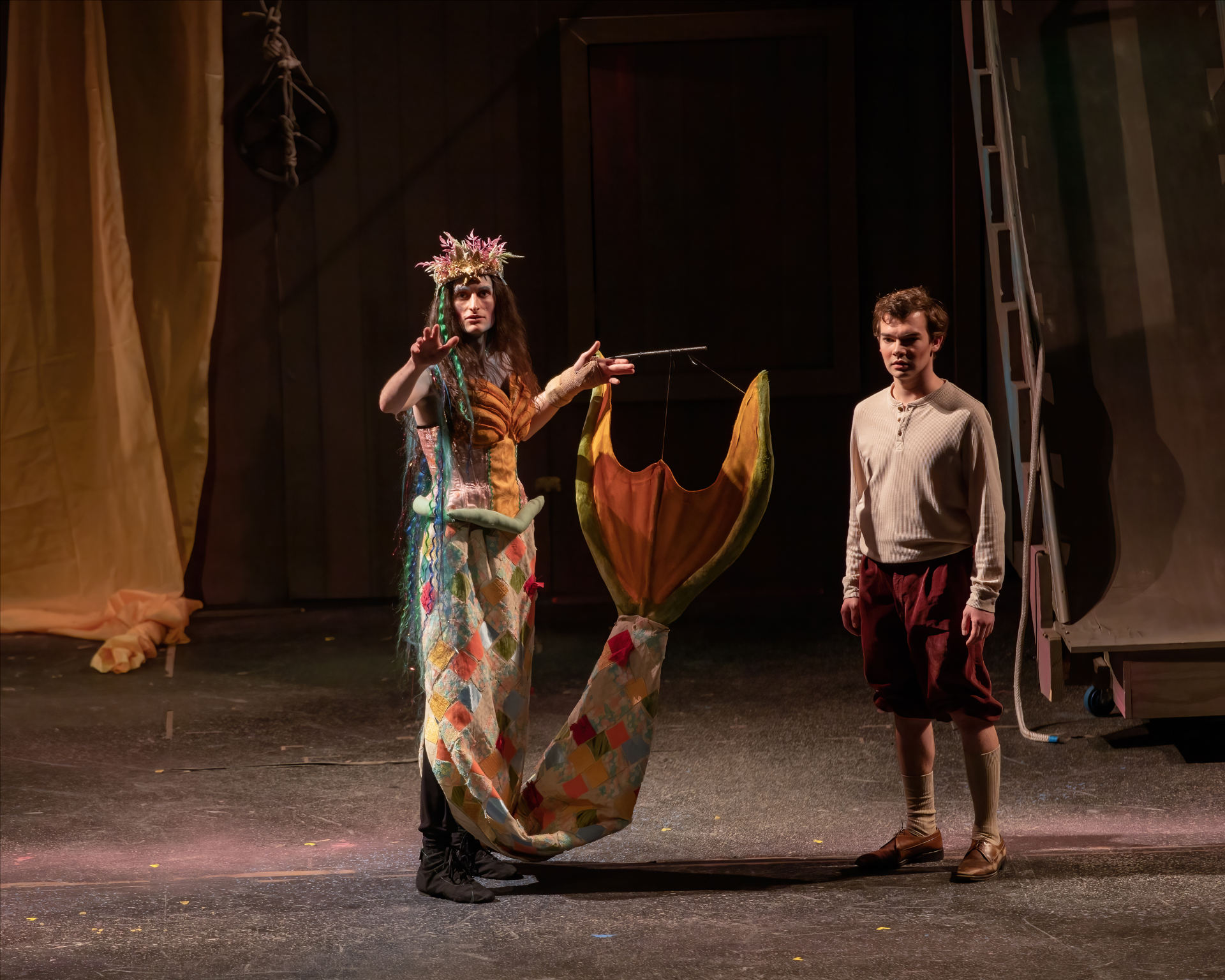 As Teacher, I lecture Peter Pan played by Gavin Tanner.