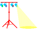 a spotlight