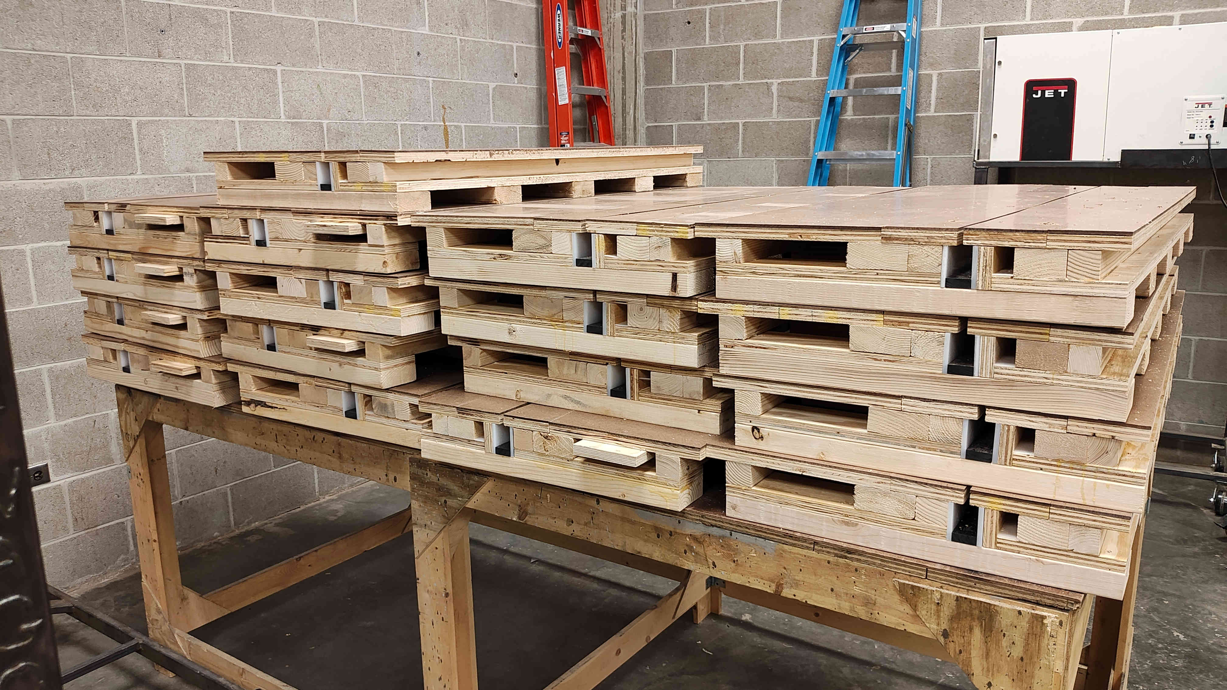 wooden automation track