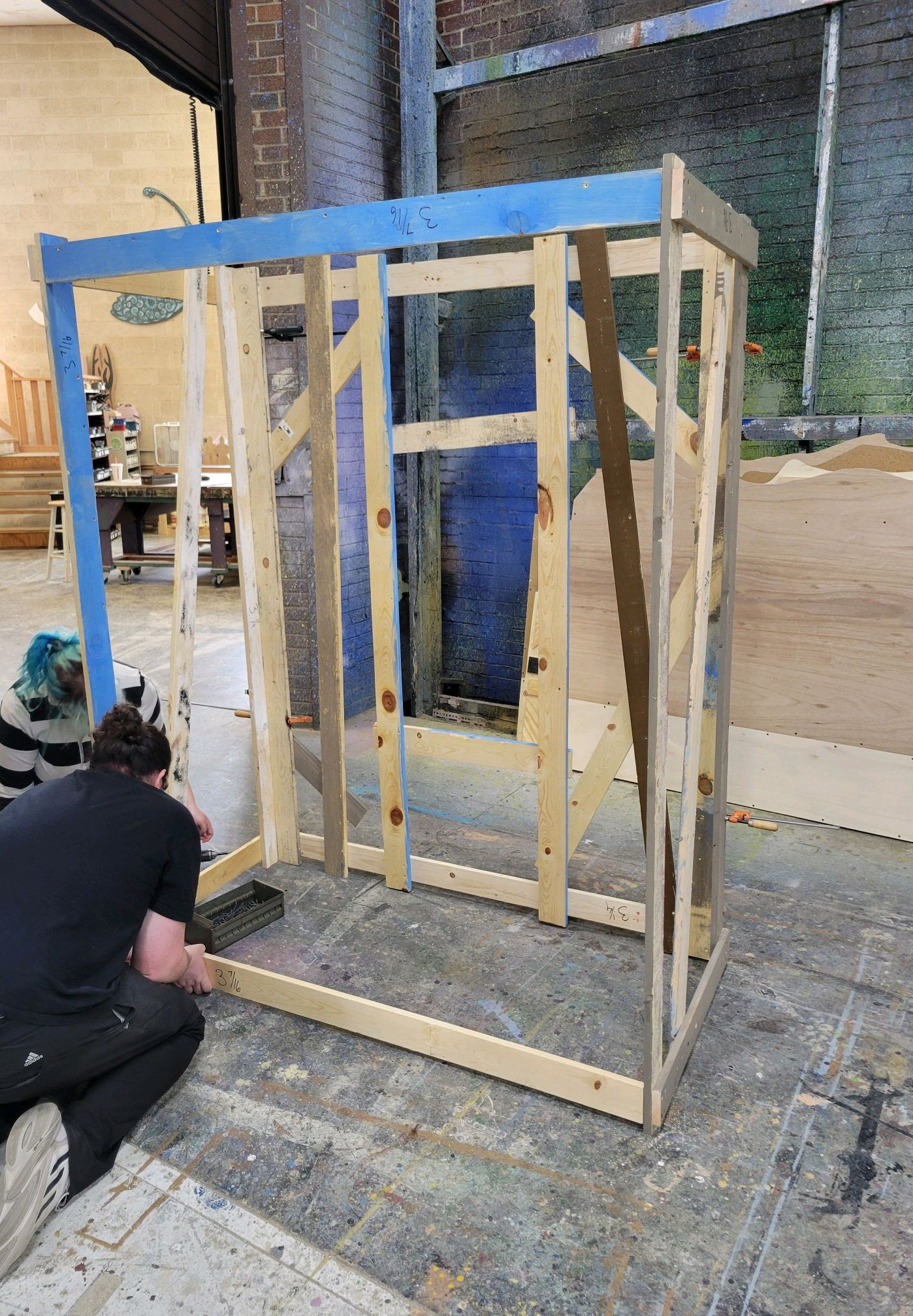 Rolling cage unit